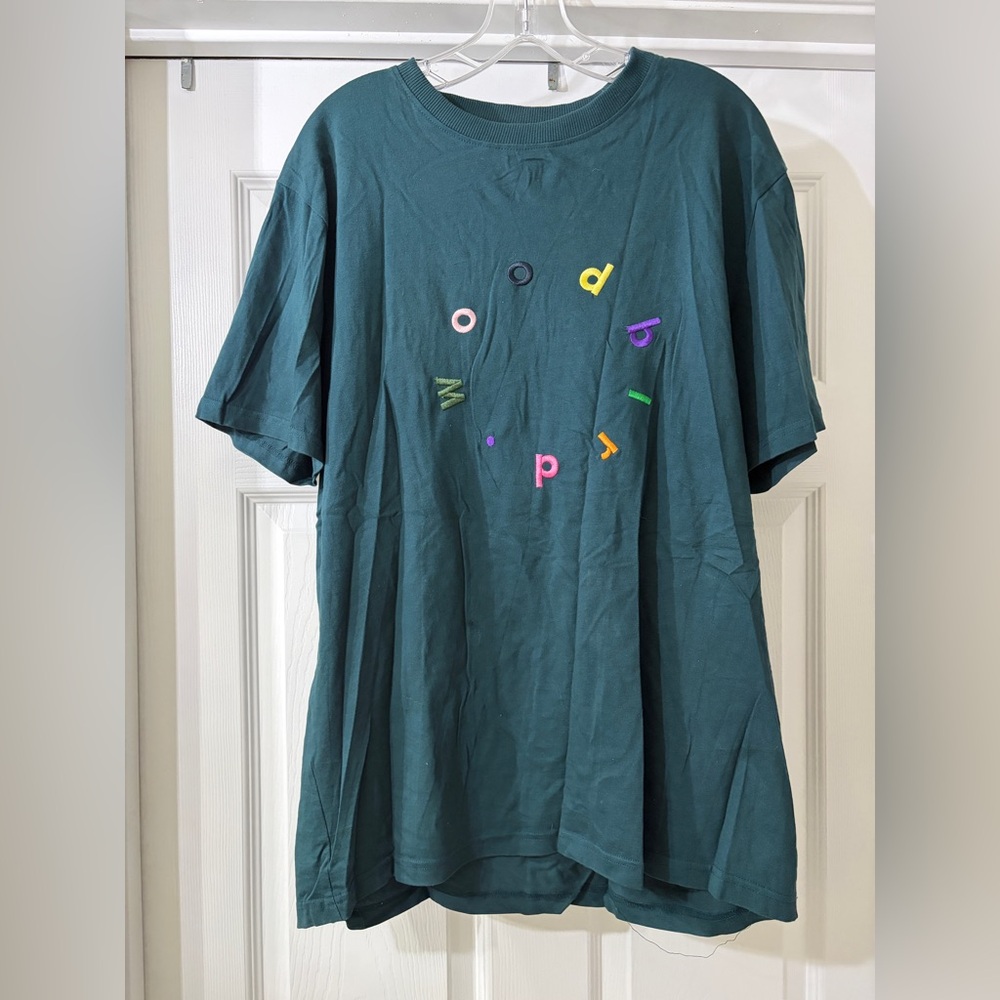 Woodbird Men's Teal Short-Sleeve Graphic Tee
